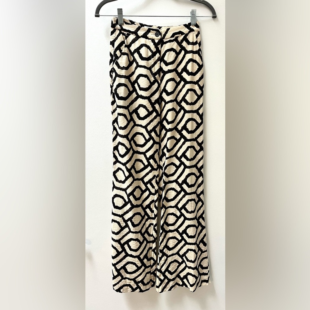 H&M Geo Print Dress Pants